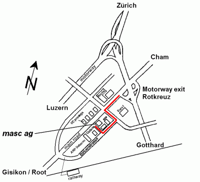 Lageplan Rotkreuz